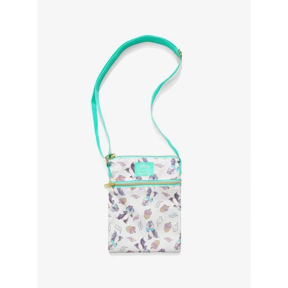 LOUNGEFLY Disney Chip and Dale Crossbody Bag NEW - Picture 1 of 3